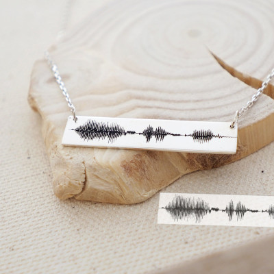 Heartbeat Necklace for New Mom - Ultrasound Sonogram Music Pregnancy Christmas Gift