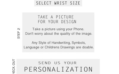Your Story, Engraved: The Handwriting Disc Bracelet