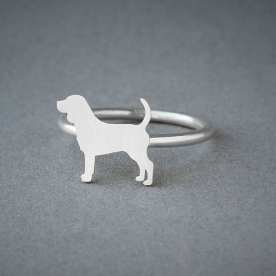 Custom Beagle Name Ring - Personalised Dog Breed Gift