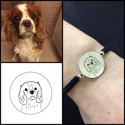 Personalised Custom Dog-Cat Name Bracelet - Pet Memorial Gift Idea