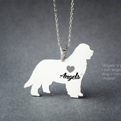 Personalised Newfoundland Dog Name Necklace - Custom Jewellery - Dog Breed Jewellery - Dog Lover's Gift