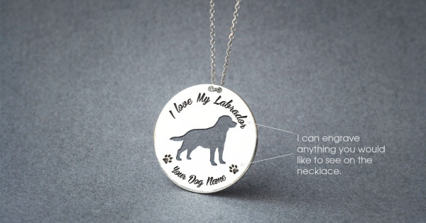 labrador necklace