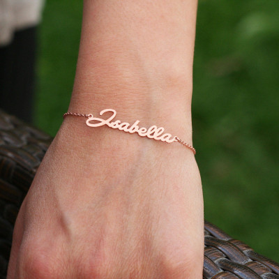 Personalized Name Bracelet • Custom Bracelet • Personalised Jewelry • Handwriting Bracelet • Wedding Gift • Gift for her