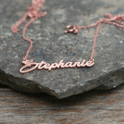 Personalised Handwriting Name Necklace - Custom Jewellery Choker - Perfect Wedding, Anniversary or Gift for Her
