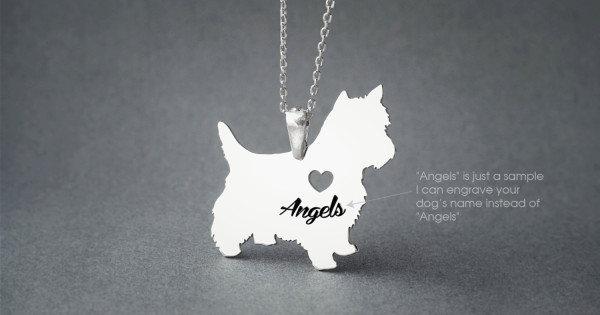 yorkshire terrier necklace