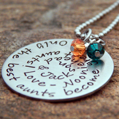 Custom Personalised Message Necklace Jewellery - Perfect Anniversary, Graduation, Birthday Gift for Her