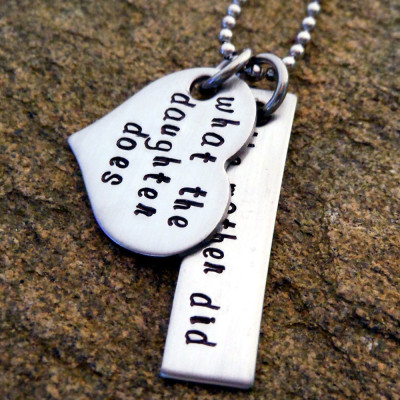 Personalised Daughter & Mom Necklaces - Christmas & Birthday Gifts for Her