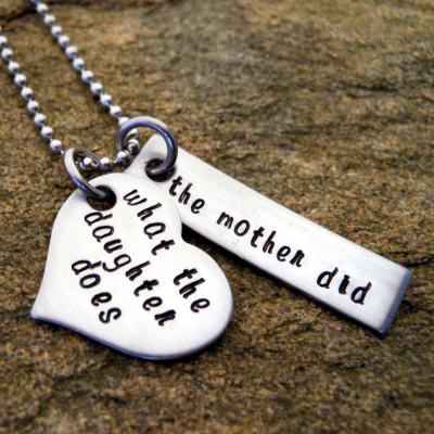 Personalised Daughter & Mom Necklaces - Christmas & Birthday Gifts for Her