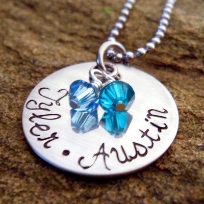 Personalised Mothers Necklace with Kids' Names - Christmas, Birthday & Anniversary Gift for Her Jewellery