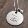 The Name Necklace: Hand-Stamped Silver & Birthstone Jewellery