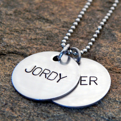 Personalised Name Necklace for Mum - Mothers' Jewellery Gift for Christmas, Anniversary, Mother of Two