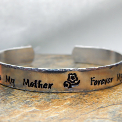 Personalised Sterling Silver Mom Bracelet - Christmas Gift for Moms - Friendship Jewellery