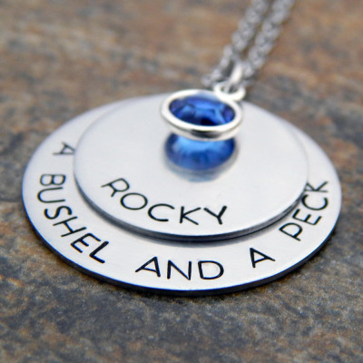 Customised Sterling Silver Mother Necklace - Personalised with Names - Unique New Mom Gift