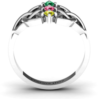 Celtic Knot Silver Sláine Ring