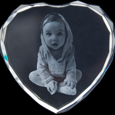 Custom Photo Engraved Crystals in Any Shape - Personalised Gifts