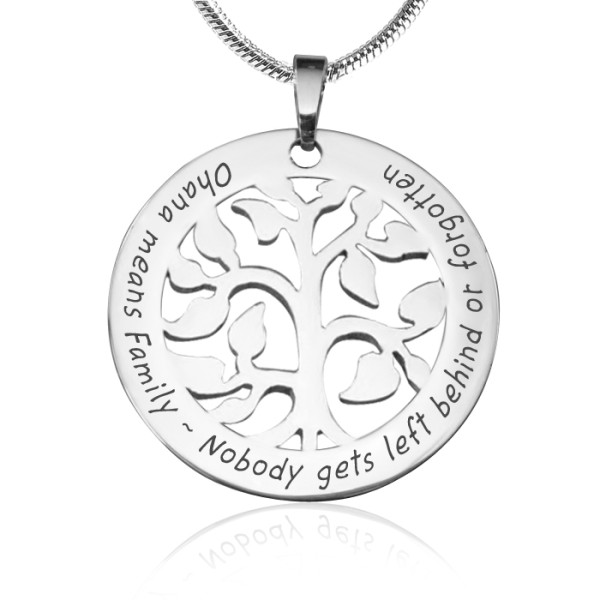 Personalised Ohana Tree Sterling Silver Jewellery - Limited Edition