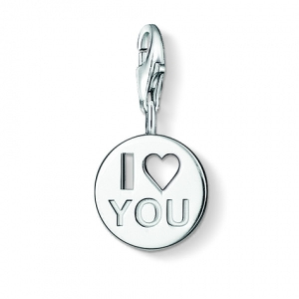 Custom Engraved "I Love You" Charm