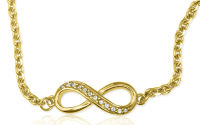 Behind the Shine: Our Customised Crystal Infinity Gold Bracelet