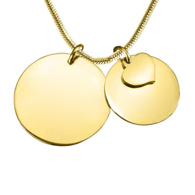 Engraved 'Mother Forever' Necklace - 18ct Gold Plated