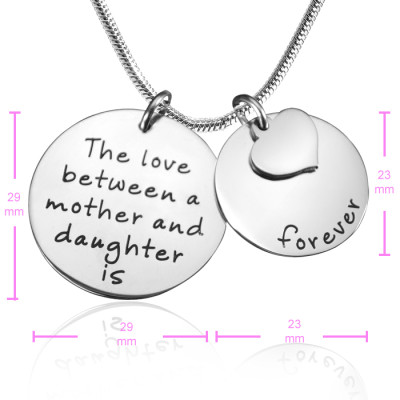 Customised Sterling Silver "Mother Forever" Necklace