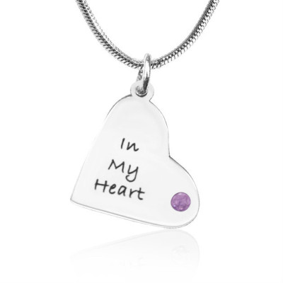 Custom Mom Heart Jewellery Necklace Gift Set