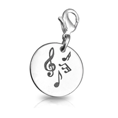 Personalised Music Charm - By The Name Necklace;