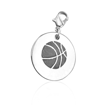 Custom Engraved Basketball Pendant