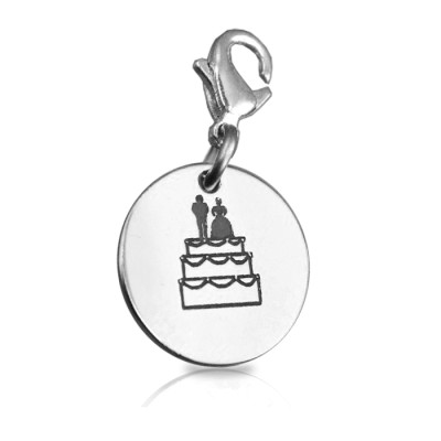 Custom-Engraved Bride & Groom Charm