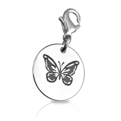 Custom Butterfly Pendant Necklace