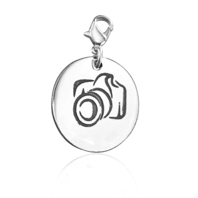 Personalised Camera Charm - By The Name Necklace;