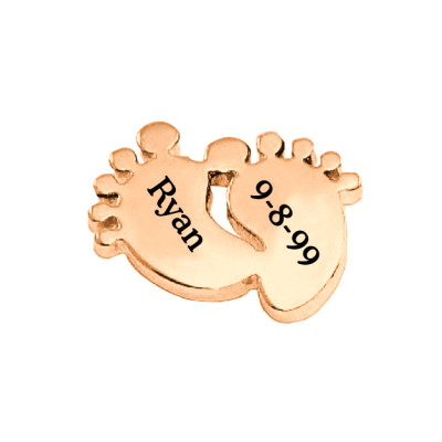 Customisable Dream Locket with Personalised Feet Charm