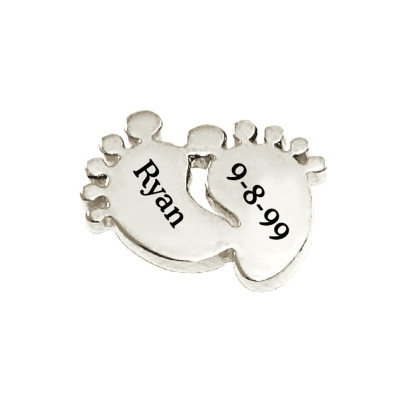 Customisable Dream Locket with Personalised Feet Charm