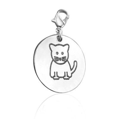 Custom Cat Charm Pendant