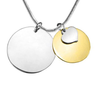 Personalised Forever Necklace with Gold and Silver Plating