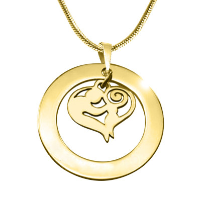 Personalised 'Mother's Love' 18k Gold Plated Necklace