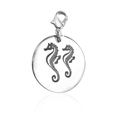 Customised Seahorse Pendant