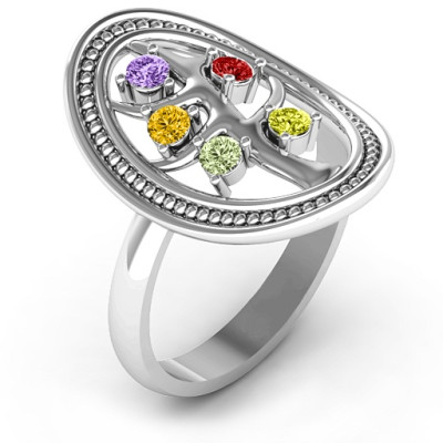Sterling Silver Tree of Life Ring - Organic Jewellery Design
