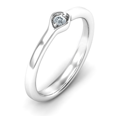 Exquisite Multi-Stone Wave Ring: Includes 1-4 Infinitely Intertwined Crystals