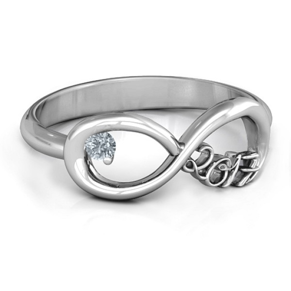Silver Infinity Ring for Women - 2017 Edition