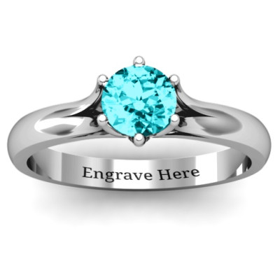 6 Claw Solitaire Engagement Ring