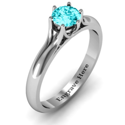 6 Claw Solitaire Engagement Ring