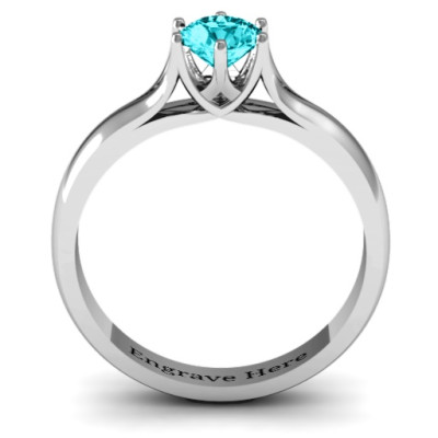 6 Claw Solitaire Engagement Ring