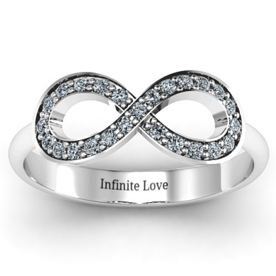 Beautiful Infinity Accent Ring Jewellery