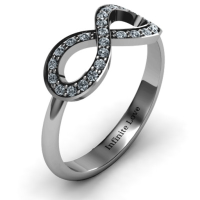 Beautiful Infinity Accent Ring Jewellery