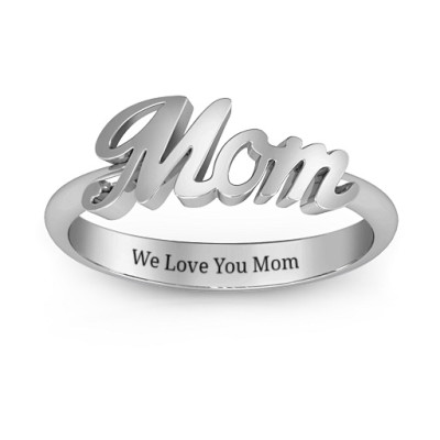 All About Mom Name Ring - By The Name Necklace;