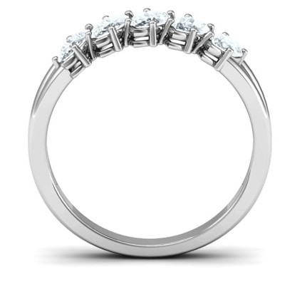 Beautiful Angled Marquise Cut Diamond Ring