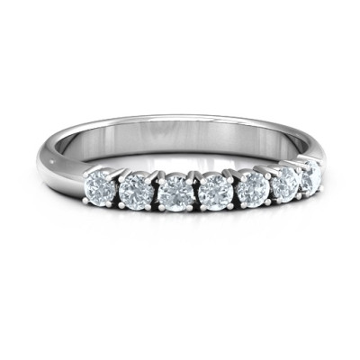 Band of Eternity Ring - By The Name Necklace;