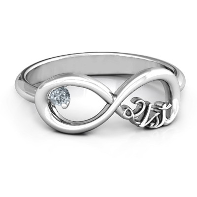 21st Birthday Infinity Ring - Celebrate the Special Occasion