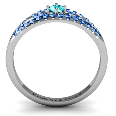 Stylish Crown Accent Ring - A Perfect Finishing Touch for Any Outfit