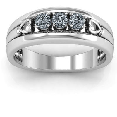 Beautiful Sterling Silver Women's Devotion Ring